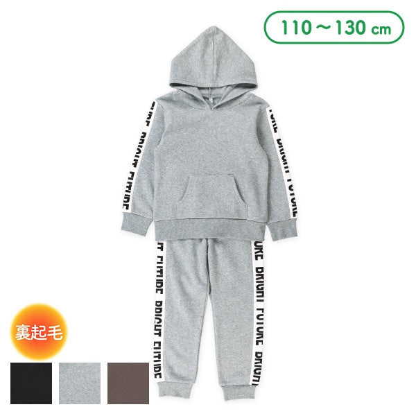 西松屋 ELFINDOLL 裏起毛サイドロゴラインパーカー＆パンツセット 正規品