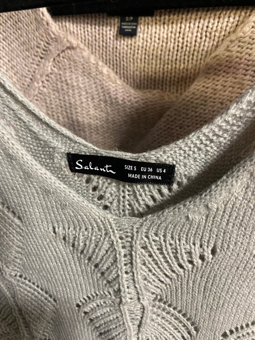 SALANTE Women Knit Tops Regular fit in Gray - S