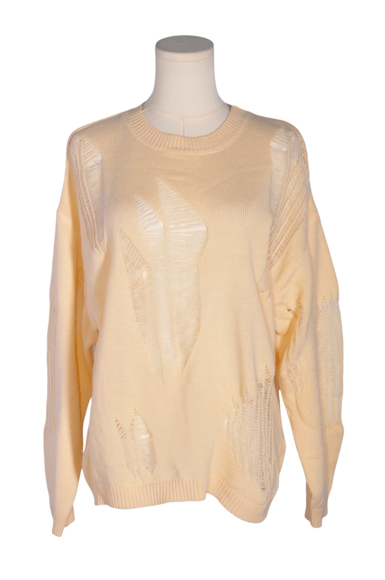 SHEIN Women Sweaters Regular fit in Beige - M