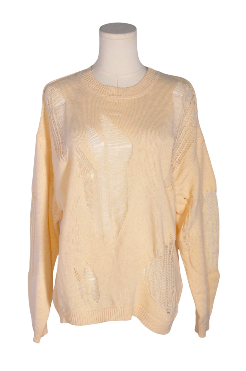 SHEIN Women Sweaters Regular fit in Beige - M