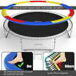14 Feet Trampoline with Safety Enclosure Net and Ladder Outdoor for Kids Adults