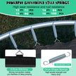 12/14/15/16 Feet Outdoor Recreational Trampoline with Ladder and Enclosure Net