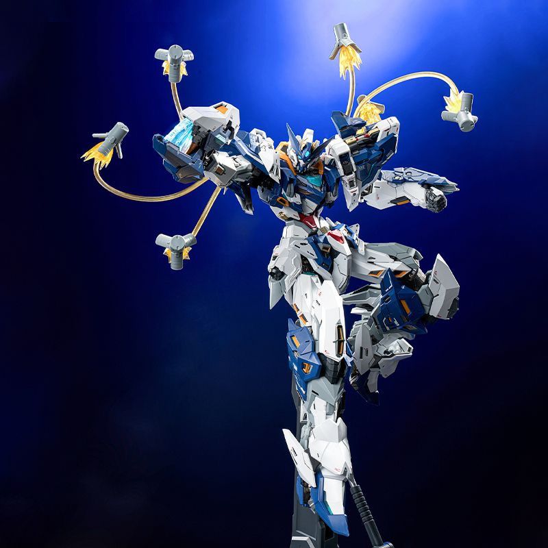 Animester Metal Build Mecha Wolf Warrior [Mega Mode] Metal Frame Figure