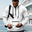 Mens Cargo Jackets – Loose Fit Polyester Utility Jacket with Long Sleeves
