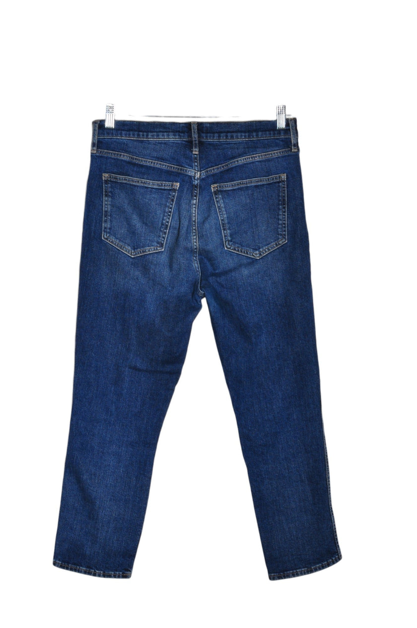 GAP Women Straight-Legged Jeans Regular fit in Blue - 10