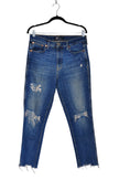 GAP Women Straight-Legged Jeans Regular fit in Blue - 8