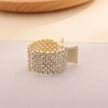 Pearl Rhinestone Hair Claw Clip, Gold, Silver & Gun Black