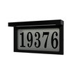 Tampa • Plaque d'adresse illuminé horizontale en stainless [1718]