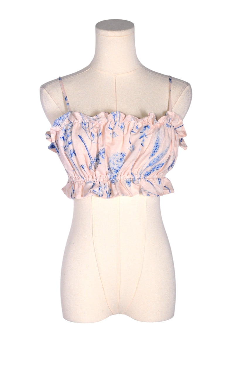 H&M Women Crop Tops Regular fit in Pink - S