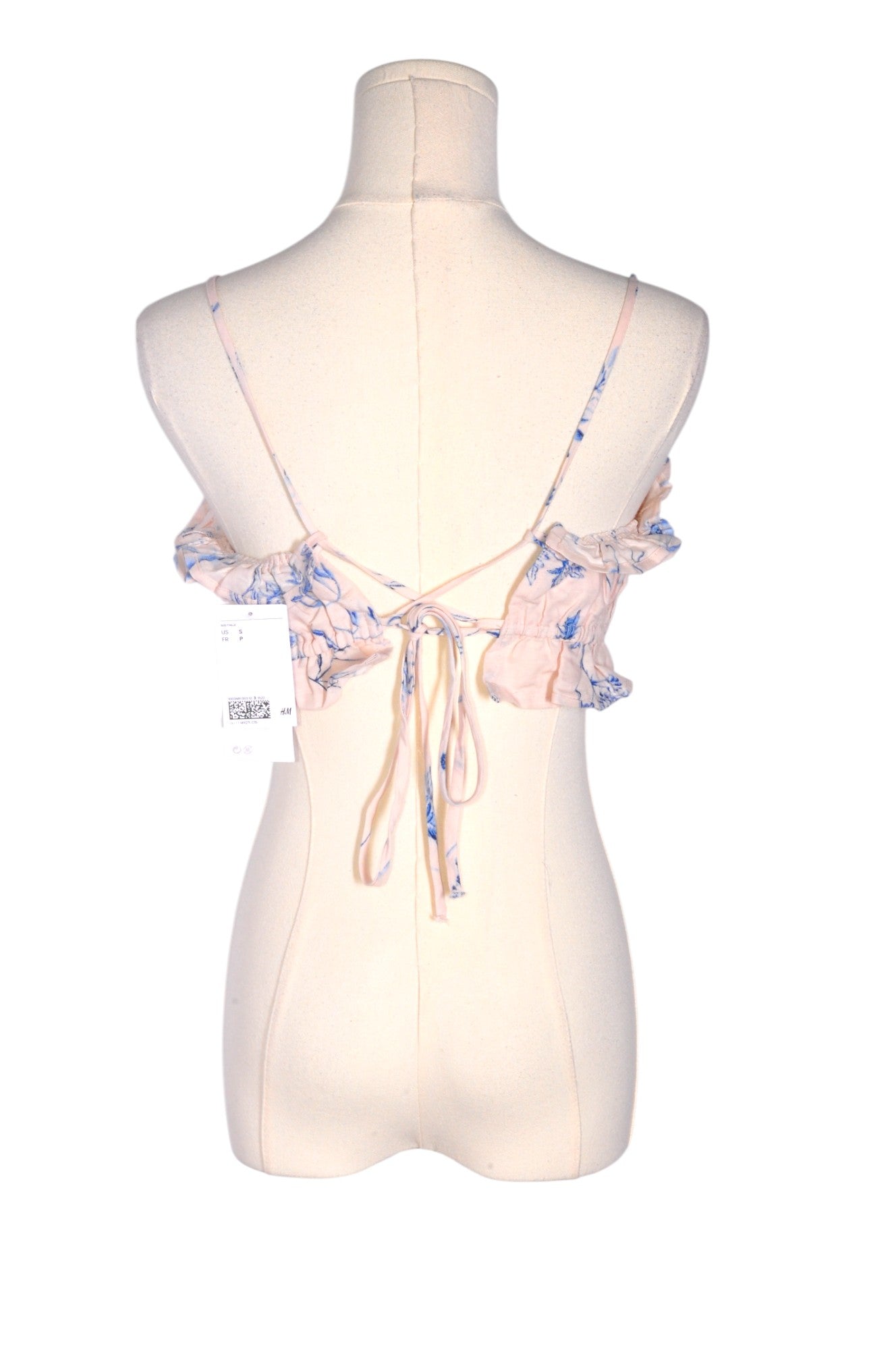 H&M Women Crop Tops Regular fit in Pink - S