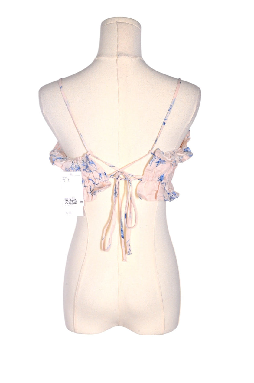H&M Women Crop Tops Regular fit in Pink - S