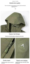 Men’s & Women’s Hooded Shell Jacket, 7 Colours, M–8XL