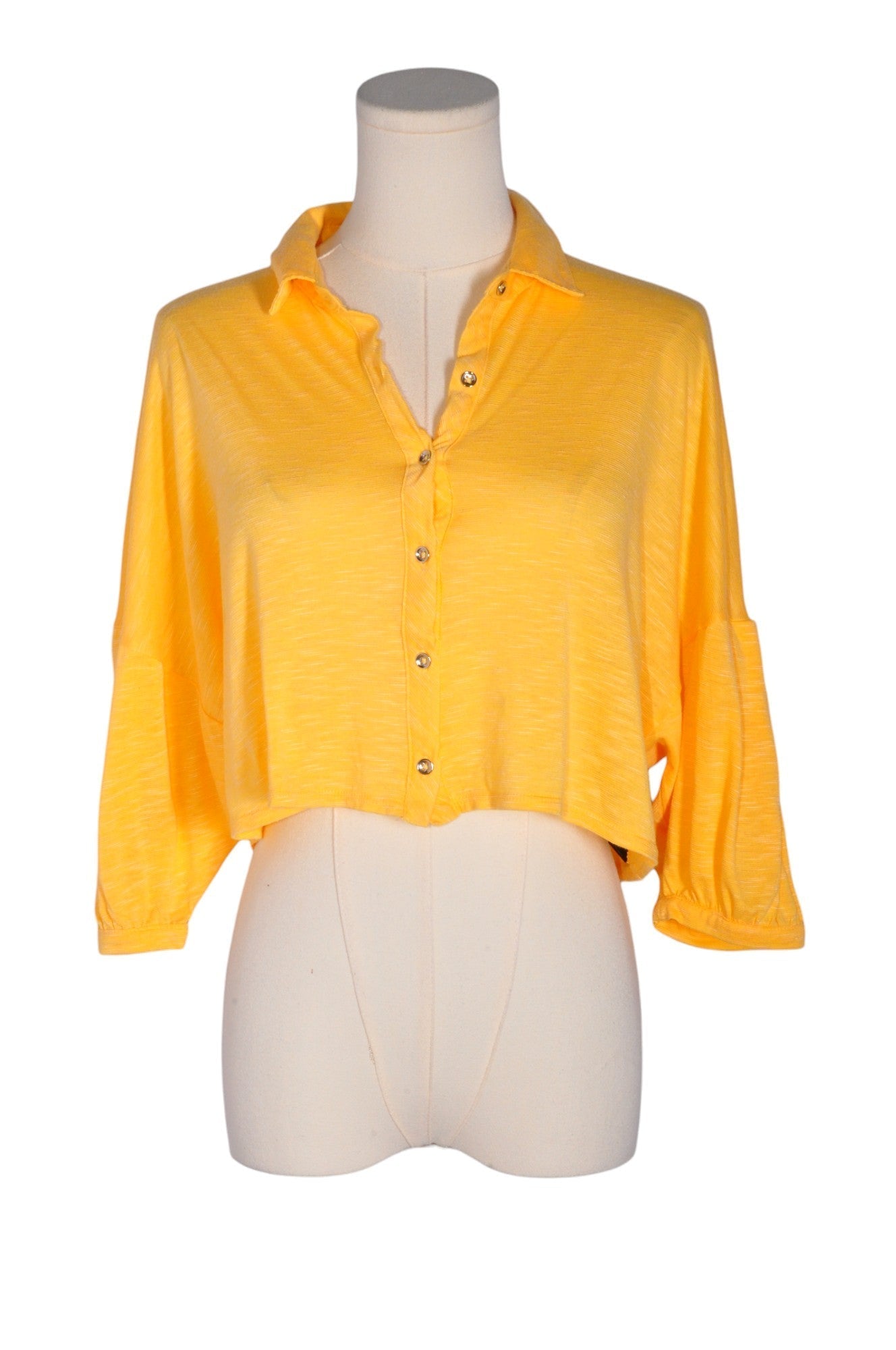 BDG Women Button Down Tops Regular fit in Yellow - M
