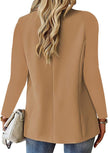 Ins Lapel Button Jacket Fashion Commuter Casual Suit Jacket Women's Long-sleeved Tops Outwear Clothing
