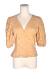 H&M Women Blouses Regular fit in Beige - S