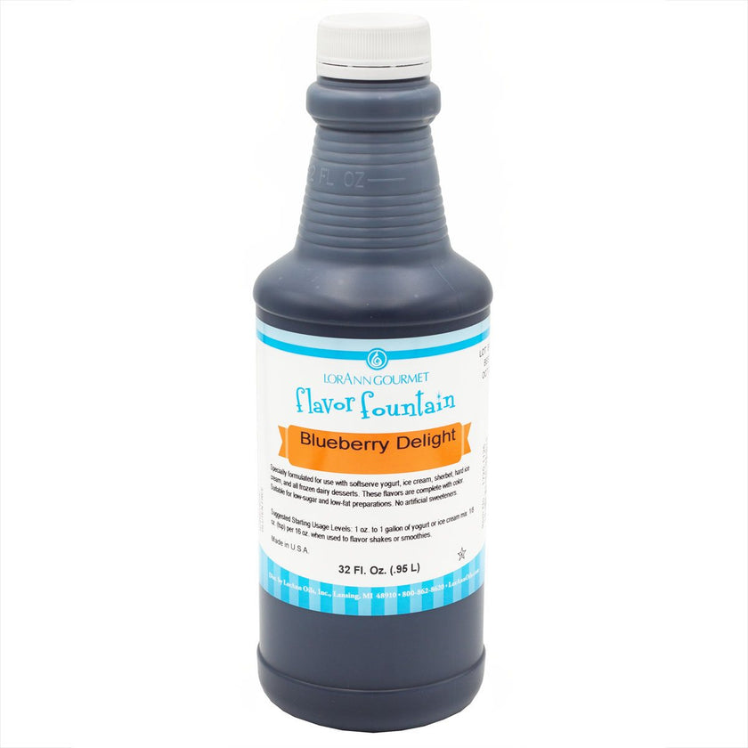 Blueberry Delight Flavor - 4 oz. - 32 oz. - Ice Cream and Beverage Flavors - LorAnn Oils - Canadian Distribution - Ships Free Within Canada on Orders Above CAD $199