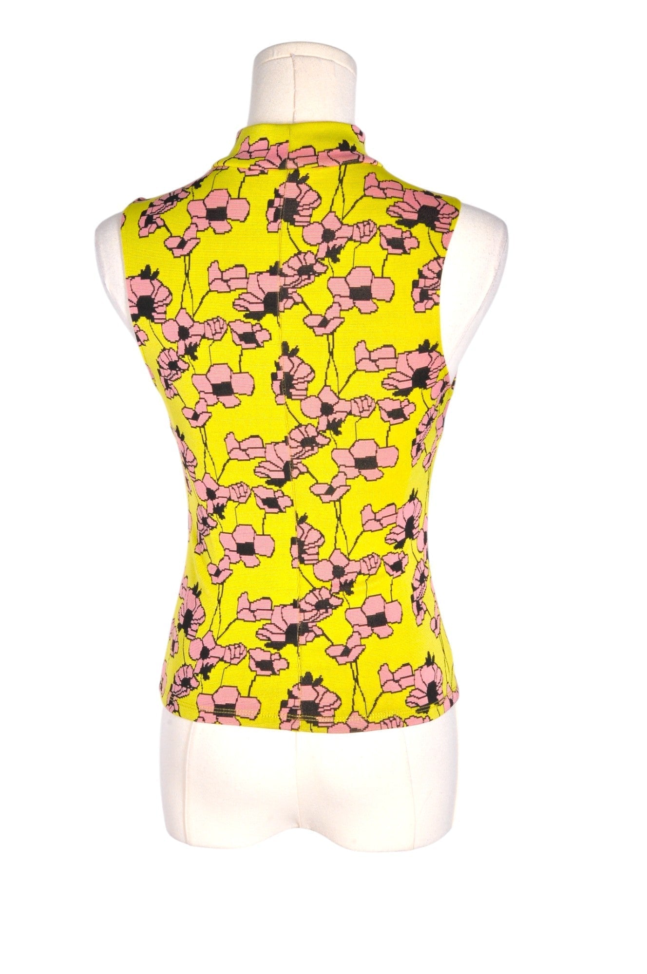 ZARA Women Tank Tops Regular fit in Yellow - XS