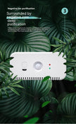 Smart Cat Litter Box Deodorizer & Pet Air Purifier – Elegant White