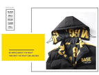 Men’s Winter Puffer Jacket – Thick Cotton-Padded Hooded Coat