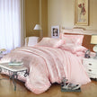 Jacquard Cotton Four‑Piece Luxury Bedding Set – Pure Cotton Duvet Cover & Silk‑Satin Finish Bed Sheet