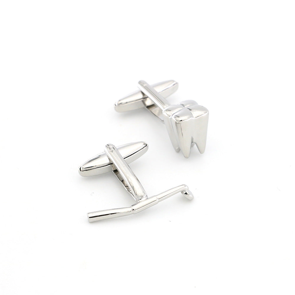 Men's Dentist Cufflinks – Dental Mirror Novelty Copper French Cufflinks | Canada & USA