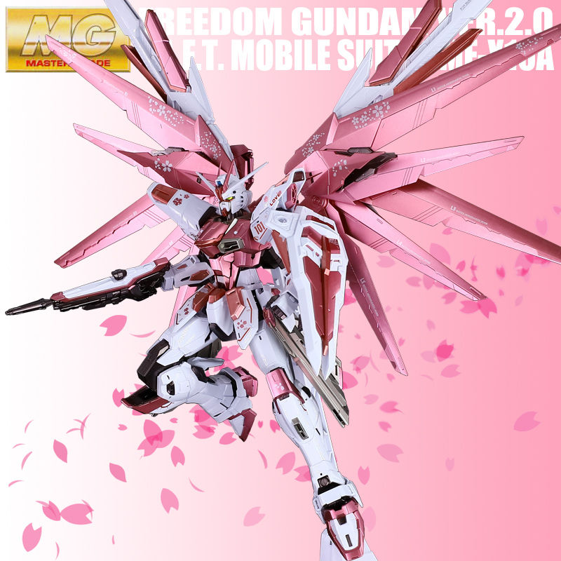 Bandai MG 1/100 Freedom Gundam 2.0 Custom Sakura Painted