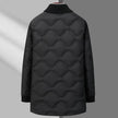 Light Luxury Men's Mid-length Down Jacket Dad Wear Winter jacket