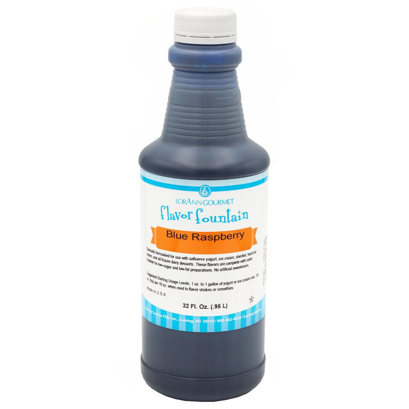 Blue Raspberry Flavor - 4 oz. - 32 oz. - Ice Cream and Beverage Flavors - LorAnn Oils - Canadian Distribution - Ships Free Within Canada on Orders Above CAD $199