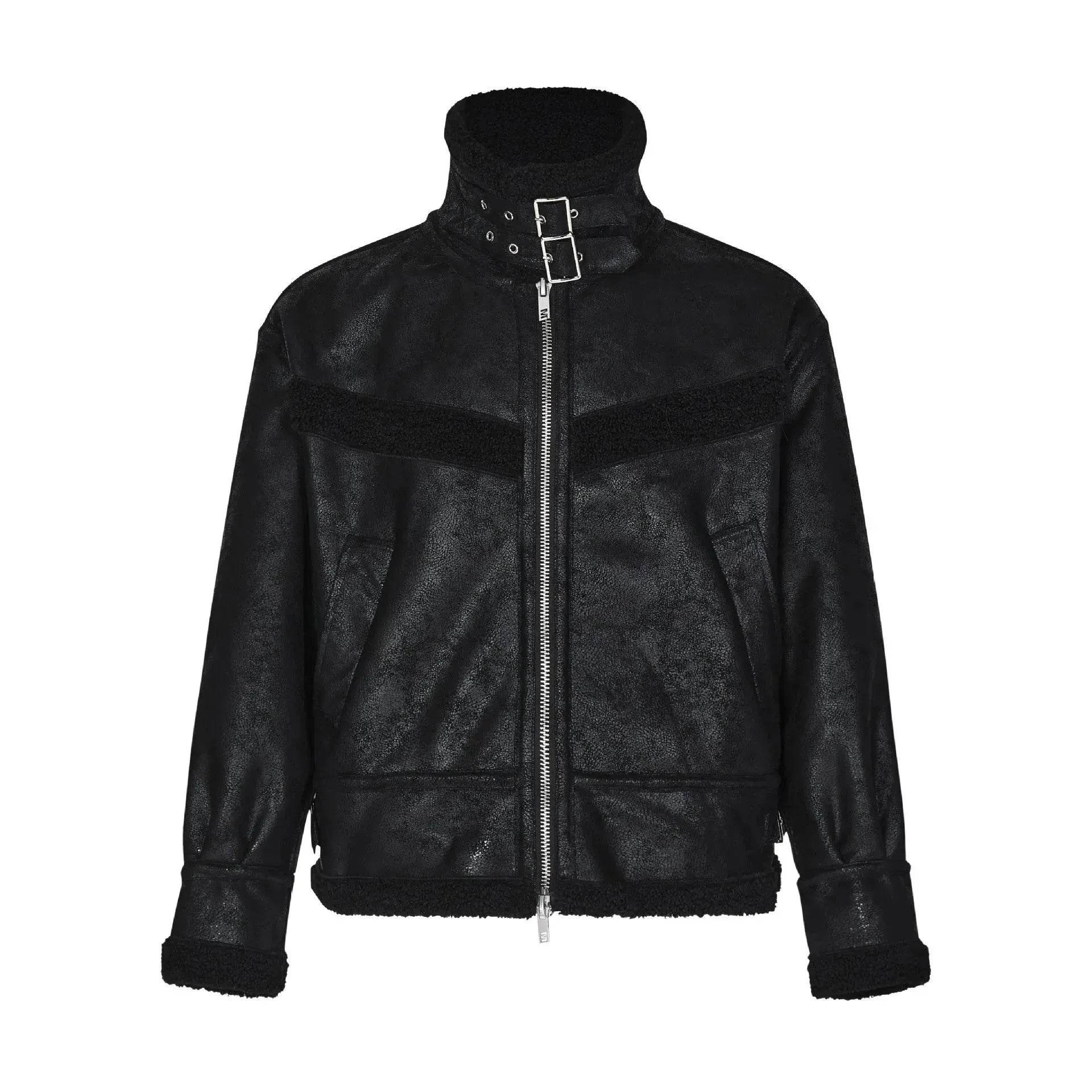 All-in-one Buckled Cotton Coat Jacket Men