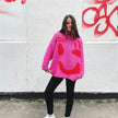 Ugly Christmas Knitted Sweater Women's Long-sleeved Round Neck Yarn-dyed Printed Top Women's