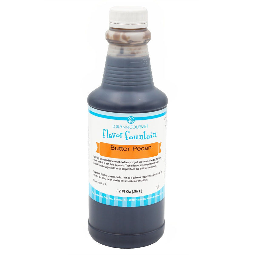 Butter Pecan Flavor - 4 oz. - 32 oz. - Ice Cream and Beverage Flavors - LorAnn Oils - Canadian Distribution - Ships Free Within Canada on Orders Above CAD $199