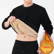 Mens Sweater – Warm Lambswool Lined Loose Winter Pullover
