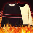 Mens Sweater – Warm Lambswool Lined Loose Winter Pullover