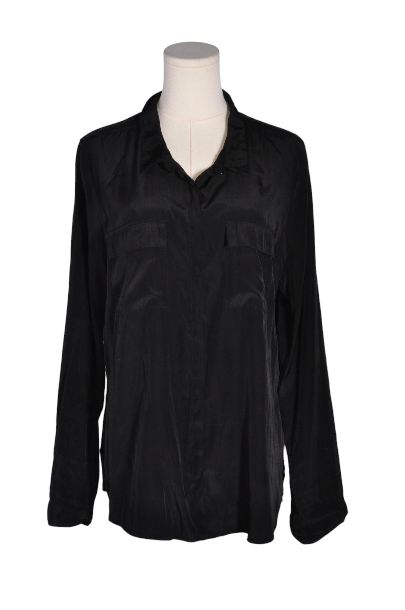 REITMANS Women Button Down Tops Regular fit in Black - XL