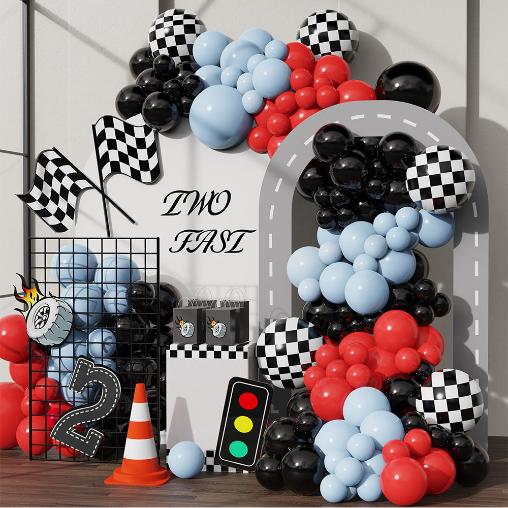 Racing Theme Balloon Set – 145-Piece Party Decoration Kit