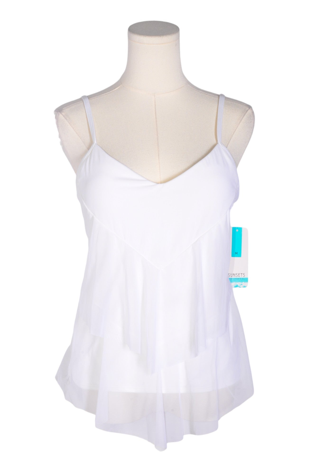 SUNSETS Women Tank Tops Regular fit in White - M