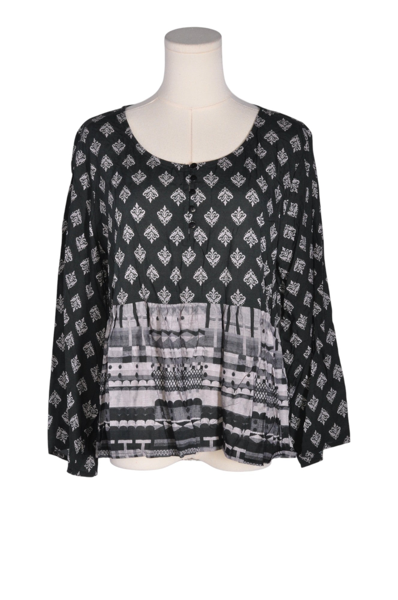 MAHILA Women Blouses Regular fit in Black - S, L
