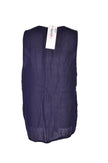 WORLD FOLK ART Women Button Down Tops Regular fit in Blue - M