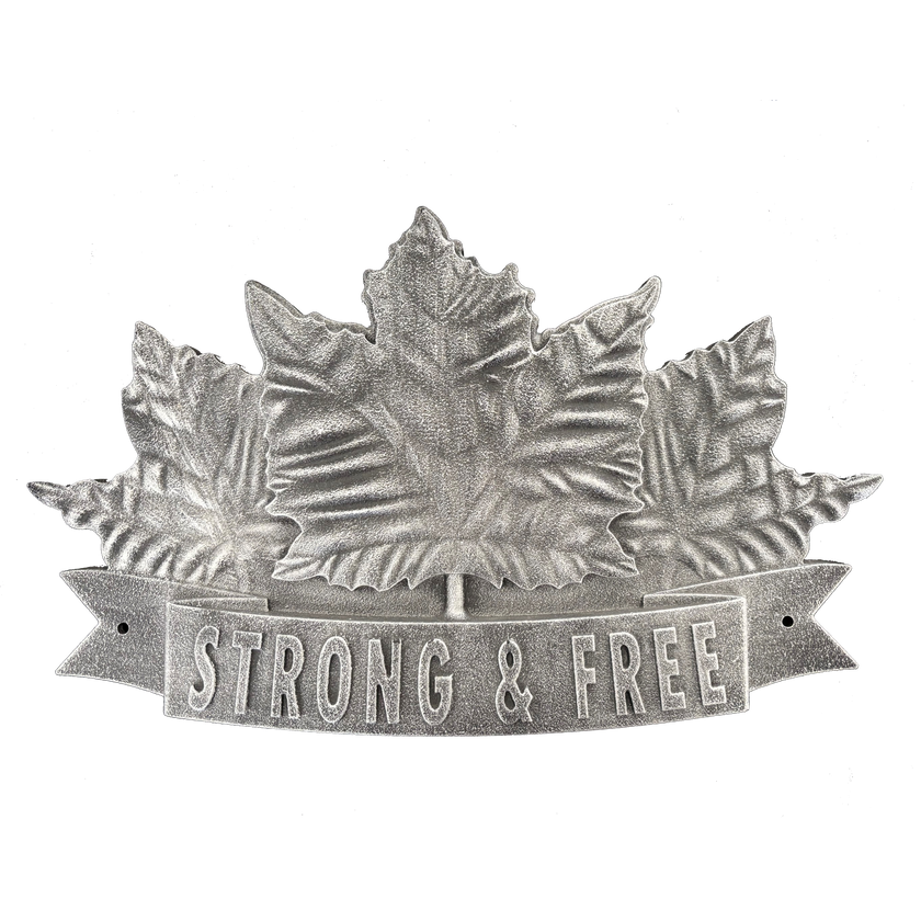 Strong and free • Plaque [1729]