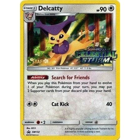Delcatty - SM132 (Prerelease) [Staff] (SM132) (SMP)