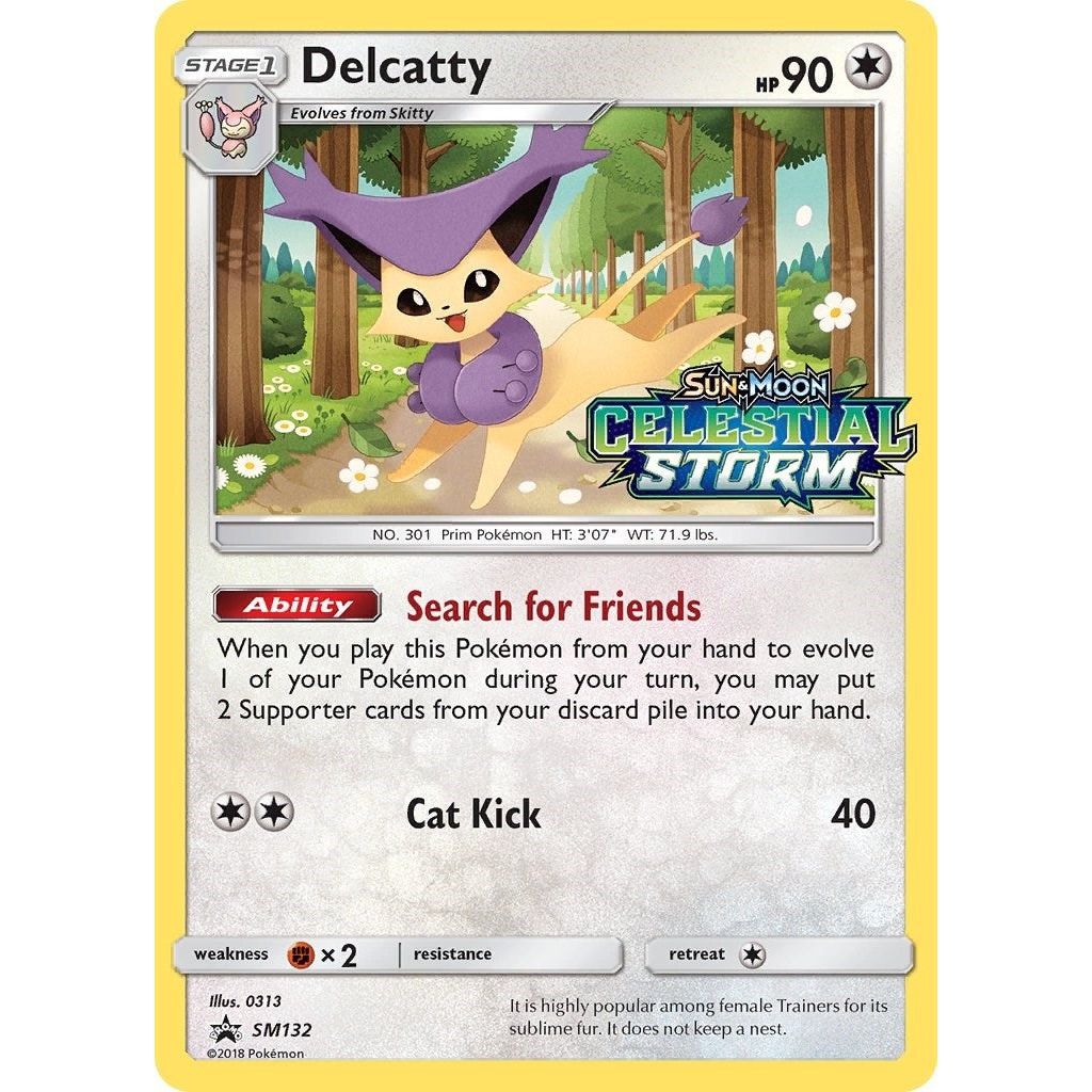 Delcatty - SM132 (Prerelease) (SM132) (SMP)