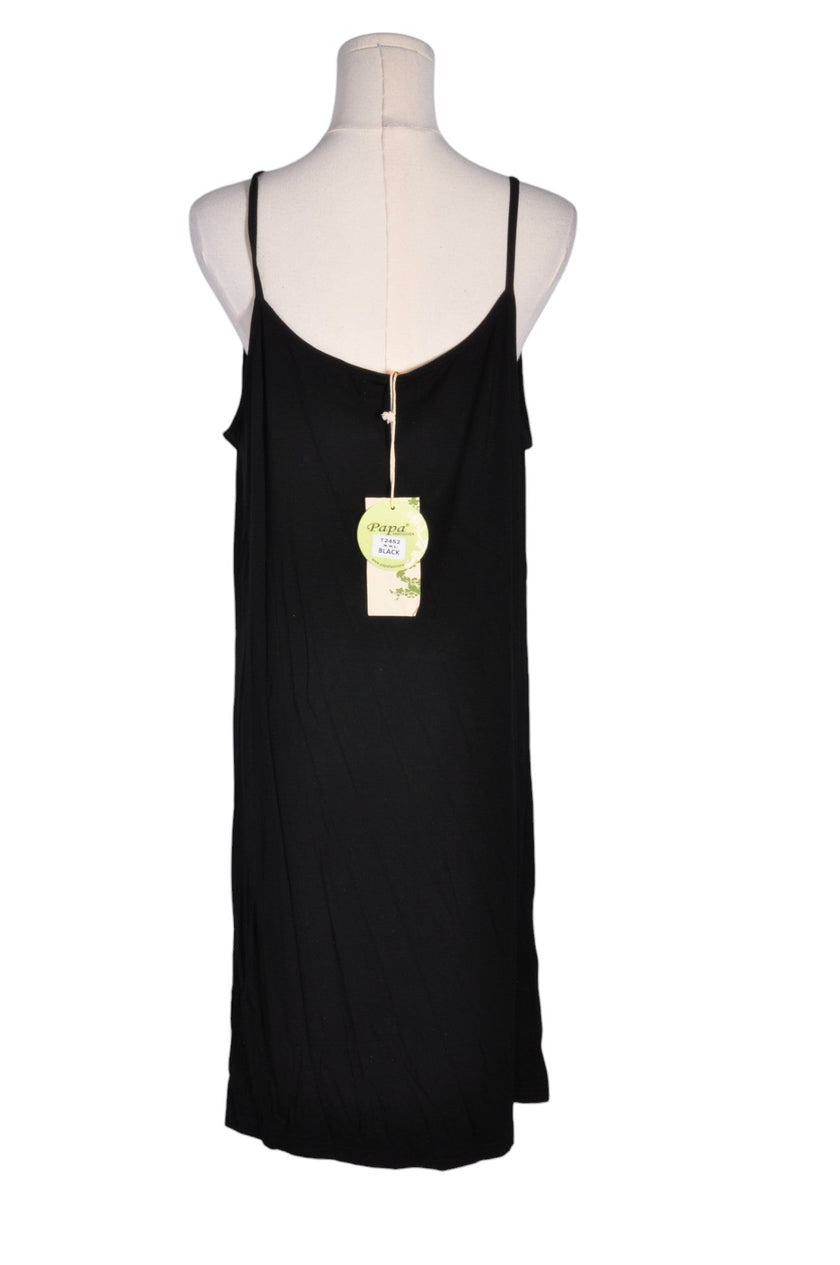 PAPA Women Slip Dresses Regular fit in Black - XXL