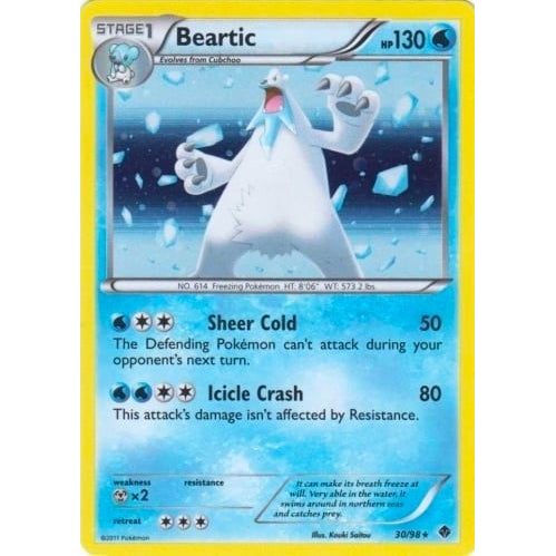 Beartic - 30/98 (Cosmos Holo) (030/098) (BLE)