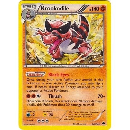Krookodile - 62/98 (BW Emerging Powers) (062/098) (PR)