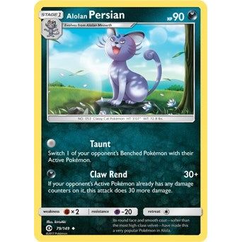 Alolan Persian - 79/149 (Cosmos Holo) (079/149) (BLE)