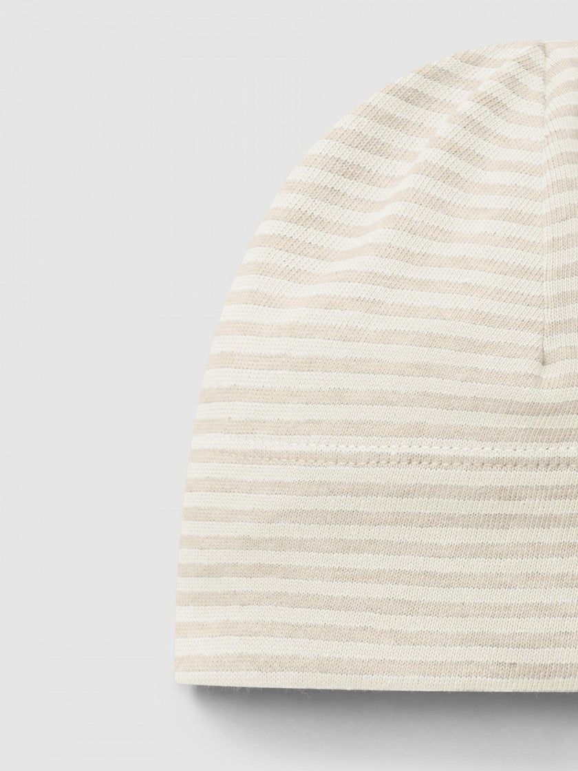 Cotton three-piece striped set | Natural | Snug