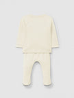 Three-piece set in ribbed jersey | Natural | Snug