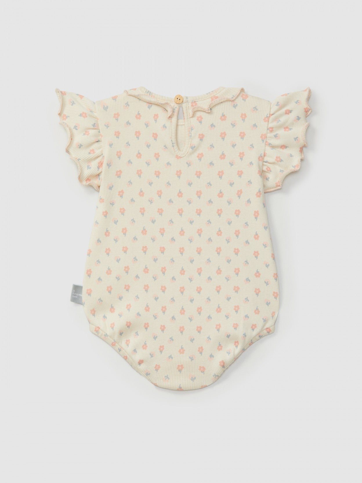 Ribbed jersey shortie floral print | Pink | Snug