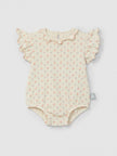 Ribbed jersey shortie floral print | Pink | Snug