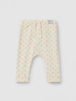 Ribbed jersey leggings floral print | Pink | Snug